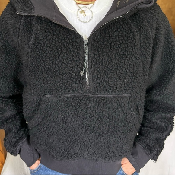 Lululemon scuba Sherpa oversized hoodie half zip - Picture 5 of 7